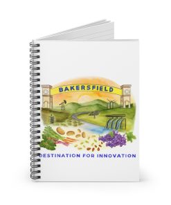Alternative view of Bakersfield Destination For Tech Innovation Spiral Notebook - Ruled Line