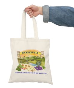 Bakersfield Destination For Tech Innovation Natural Tote Bag - Image 5
