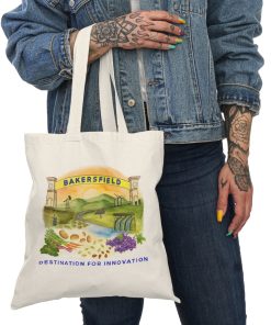 Bakersfield Destination For Tech Innovation Natural Tote Bag - Image 3