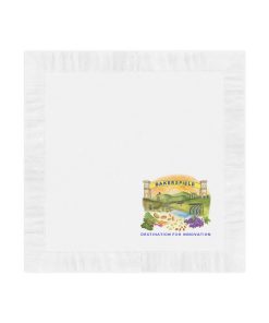 Bakersfield Destination For Tech Innovation White Coined Napkins - Image 8