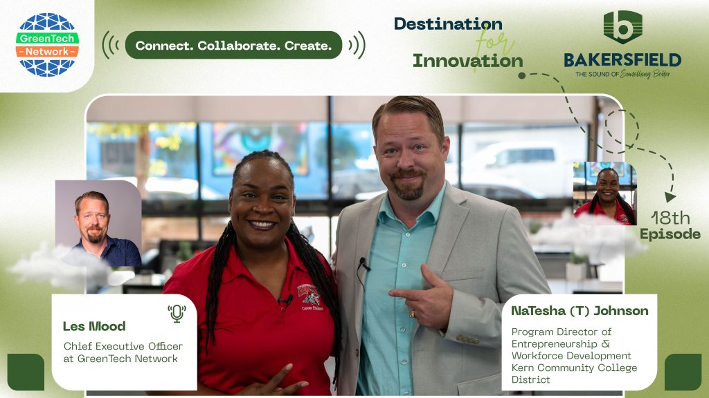 NaTesha Johnson discussing entrepreneurship and community development.