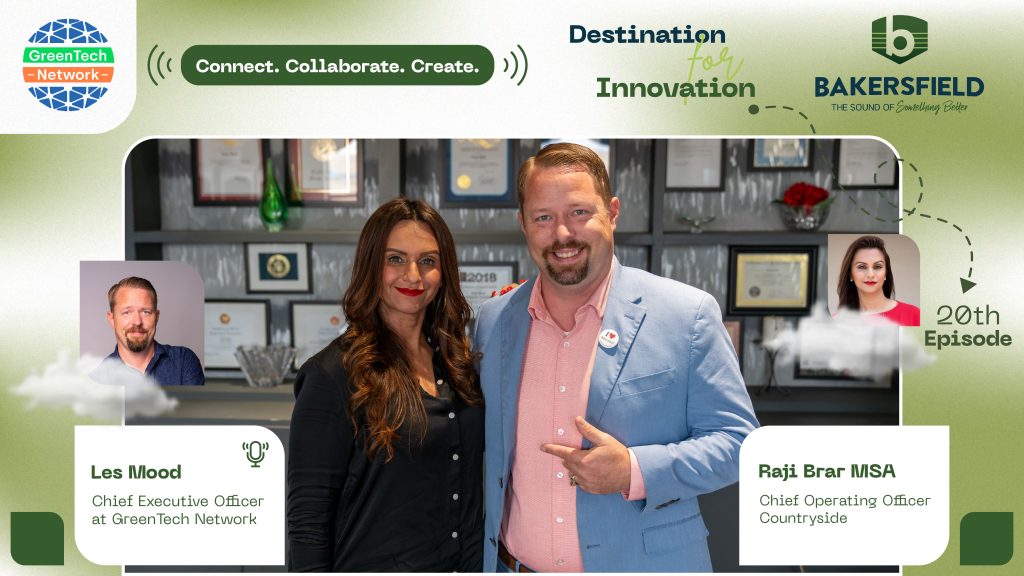 Raji Brar discussing business development and community impact in Bakersfield.