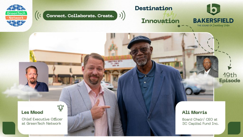 Les Mood interviewing Ali Morris for the Destination for Innovation series.