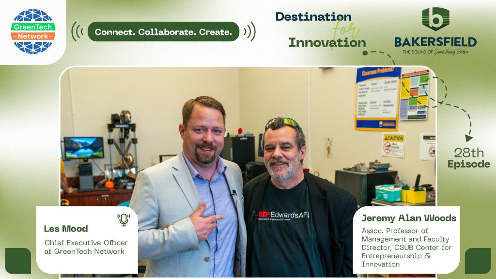 Jeremy Alan Woods sharing insights on innovation at CSUB