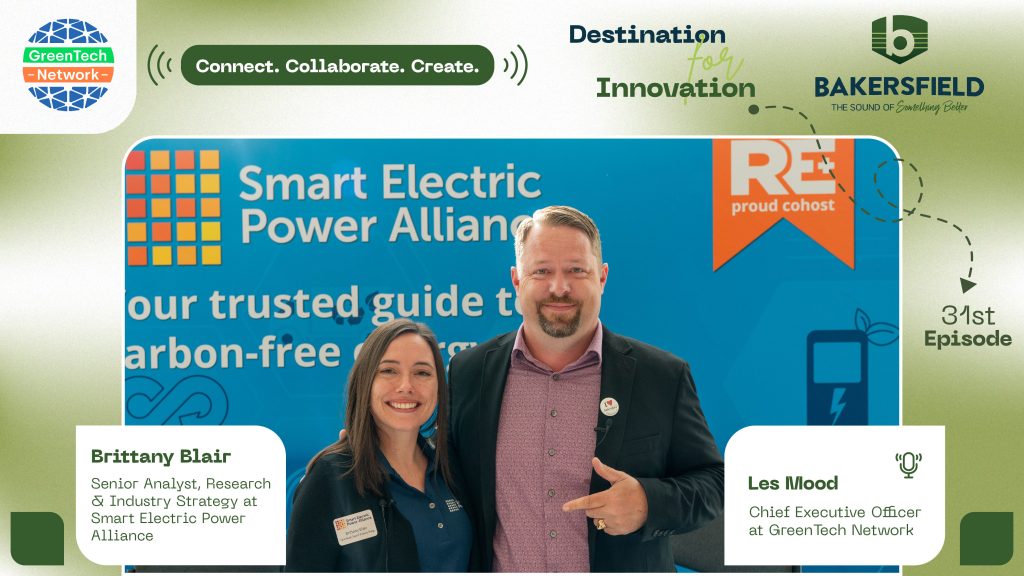Brittany Blair discussing the future of electric vehicles and sustainable transportation.