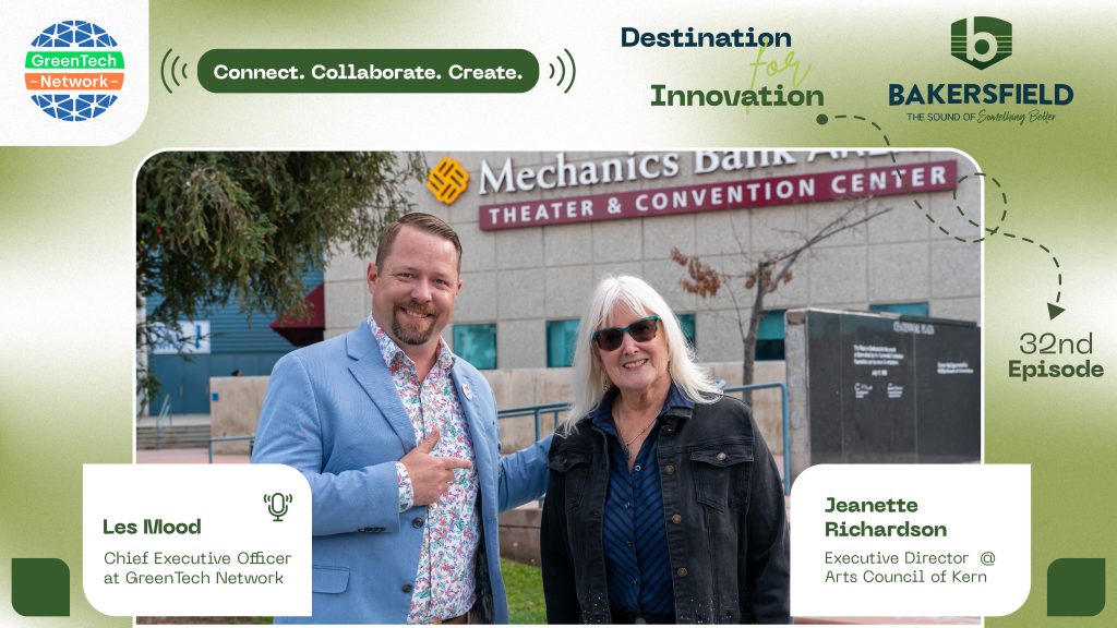 Jeanette Richardson sharing her vision for art and community in Bakersfield.